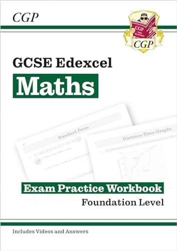 Stock image for GCSE Maths Edexcel Exam Practice Workbook: Foundation - Includes Video Solutions and Answers for sale by Blackwell's