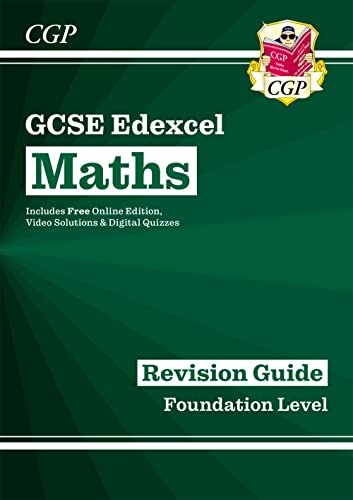 New 21 Gcse Maths Edexcel Revision Guide Foundation Inc Online Edition Videos Quizzes Perfect For Catch Up And The 22 And 23 Exams Cgp Gcse Maths 9 1 Revision By Parsons Richard Very