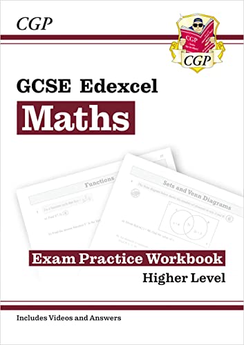 Imagen de archivo de GCSE Maths Edexcel Exam Practice Workbook: Higher - includes Video Solutions and Answers: ideal for the 2024 and 2025 exams a la venta por WorldofBooks