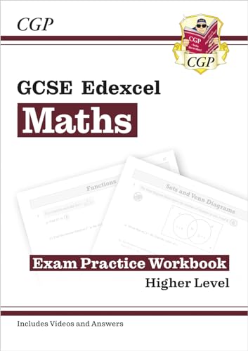 Imagen de archivo de GCSE Maths Edexcel Exam Practice Workbook: Higher - includes Video Solutions and Answers: ideal for the 2024 and 2025 exams a la venta por WorldofBooks