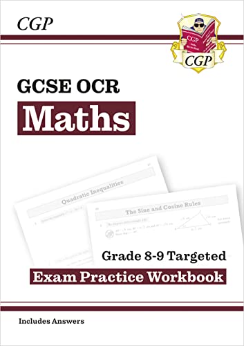 Beispielbild fr GCSE Maths OCR Grade 8-9 Targeted Exam Practice Workbook (includes Answers): for the 2024 and 2025 exams (CGP OCR GCSE Maths) zum Verkauf von WorldofBooks