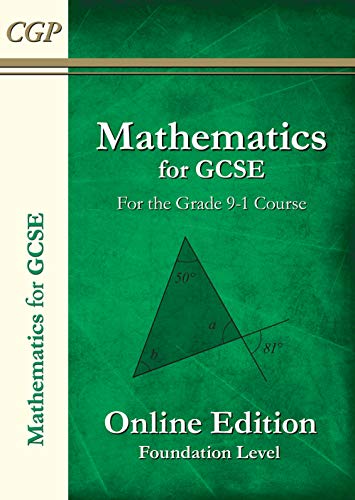 9781782944577: New Maths for GCSE Textbook: Online Edition with answers - Foundation (for the Grade 9-1 Course) (CGP GCSE Maths 9-1 Revision)