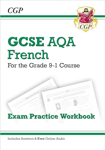 Beispielbild fr GCSE French AQA Exam Practice Workbook - for the Grade 9-1 Course (includes Answers) (CGP GCSE French 9-1 Revision) zum Verkauf von AwesomeBooks