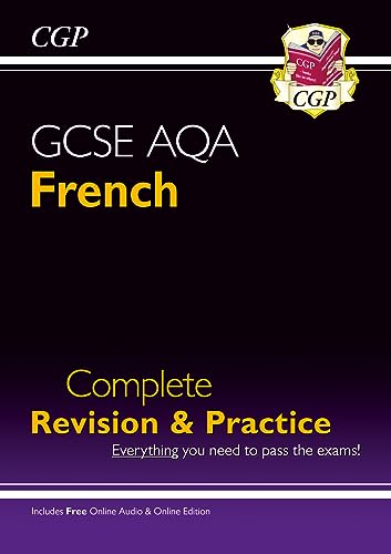 Beispielbild fr GCSE French AQA Complete Revision & Practice (with Free Online Edition & Audio): for the 2024 and 2025 exams (CGP AQA GCSE French) zum Verkauf von WorldofBooks