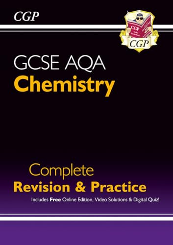 Stock image for GCSE Chemistry AQA Complete Revision & Practice includes Online Ed, Videos & Quizzes: for the 2024 and 2025 exams (CGP AQA GCSE Chemistry) for sale by WorldofBooks