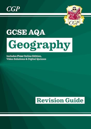 Stock image for New GCSE Geography AQA Revision Guide includes Online Edition, Videos & Quizzes: for the 2024 and 2025 exams (CGP AQA GCSE Geography) for sale by WorldofBooks