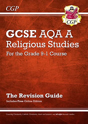 Imagen de archivo de GCSE Religious Studies: AQA A Revision Guide (with Online Edition): for the 2024 and 2025 exams (CGP AQA A GCSE RS) a la venta por WorldofBooks