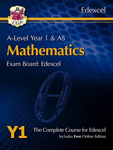 9781782947172: A-Level Maths for Edexcel: Year 1 & AS Student Book with Online Edition (CGP A-Level Maths)