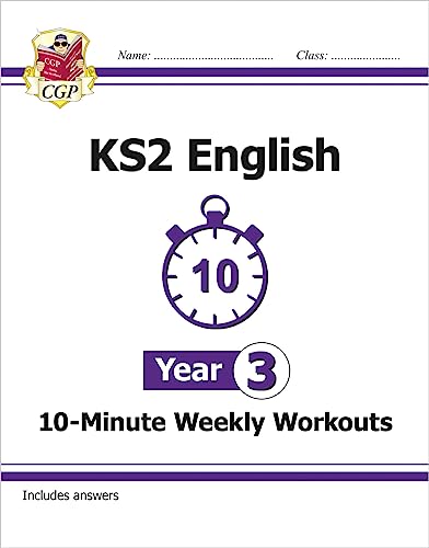 Stock image for KS2 Year 3 English 10-Minute Weekly Workouts (CGP Year 3 English) for sale by WorldofBooks