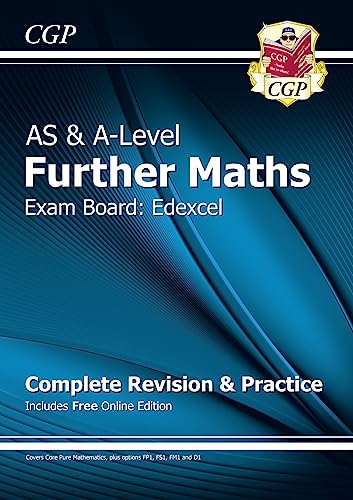 Imagen de archivo de AS & A-Level Further Maths for Edexcel: Complete Revision & Practice with Online Edition: for the 2024 and 2025 exams (CGP A-Level Further Maths) a la venta por WorldofBooks