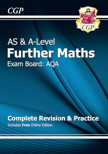 Imagen de archivo de AS & A-Level Further Maths for AQA: Complete Revision & Practice with Online Edition: for the 2024 and 2025 exams (CGP A-Level Further Maths) a la venta por WorldofBooks