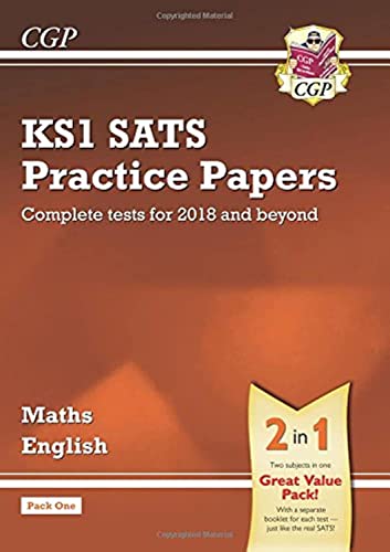 9781782949060: KS1 Maths and English SATS Practice Papers Pack (for the tests in 2018 and beyond) - Pack 1 (CGP KS1 SATs Practice Papers)