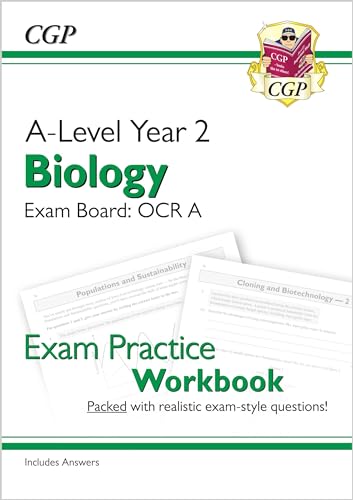 Beispielbild fr New A-Level Biology: OCR A Year 2 Exam Practice Workbook - includes Answers (CGP A-Level Biology) zum Verkauf von AwesomeBooks