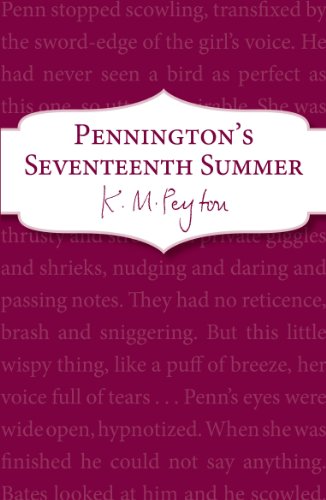 Stock image for Pennington's Seventeenth Summer: Book 1 (Pennington, 1) for sale by WorldofBooks