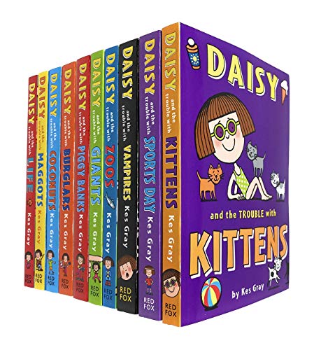 Stock image for Daisy and The Trouble Collection 10 Books Set by Kes Gray (Daisy and The Trouble with Kittens, Sports Day, Vampires, Zoos, Giants, Piggy Banks More) for sale by Marissa's Books and Gifts