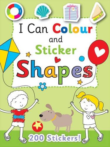 Stock image for I Can Colour - My First Shapes (I Can Colour & Sticker Books) for sale by WorldofBooks