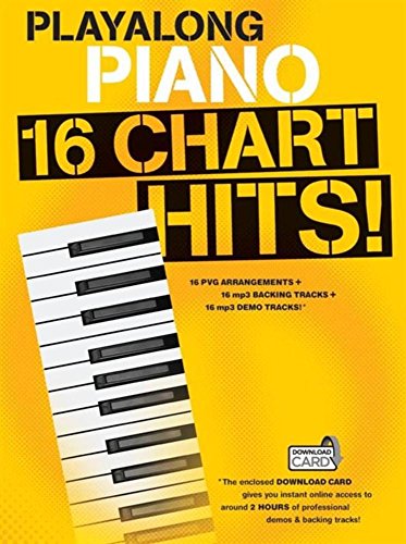 9781783057252: Playalong Piano 16 Chart Hits (Book & Download Card)