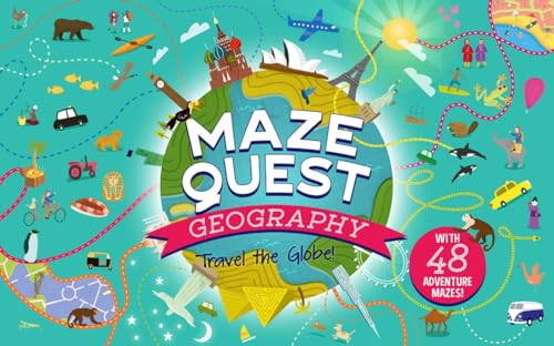Stock image for Maze Quest Geography: Travel the Globe! for sale by HPB Inc.