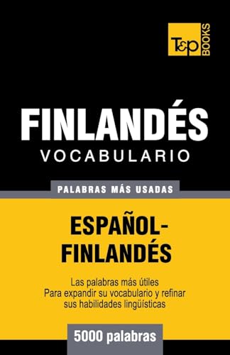 Imagen de archivo de Vocabulario espanol-finlandes - 5000 palabras mas usadas a la venta por Chiron Media