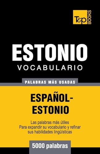 Imagen de archivo de Vocabulario espanol-estonio - 5000 palabras mas usadas a la venta por Chiron Media