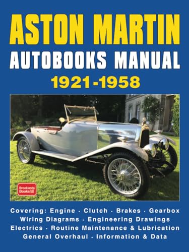 Imagen de archivo de Aston Martin 1921-1958 Autobook Manual a la venta por GF Books, Inc.