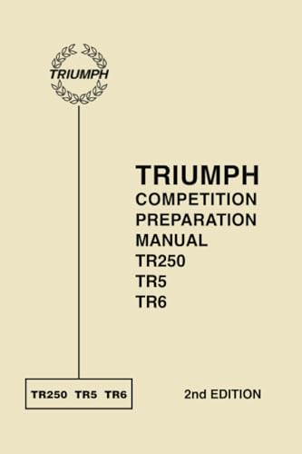 Stock image for TRIUMPH COMPETITION PREPARATION MANUAL TR250, TR5, TR6 for sale by GF Books, Inc.