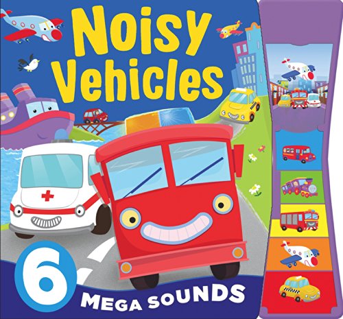 Stock image for 6 Sounds Emergency Vehicles Car Truck Train - Noisy Boards (Igloo Books Ltd) for sale by WorldofBooks