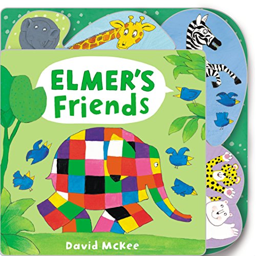 Imagen de archivo de Elmer's Friends: Tabbed Board Book: 1 (Elmer Picture Books) a la venta por WorldofBooks