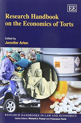 Stock image for Research Handbook on the Economics of Torts for sale by Blackwell's