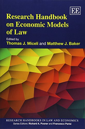 Stock image for Research Handbook on Economic Models of Law for sale by Blackwell's