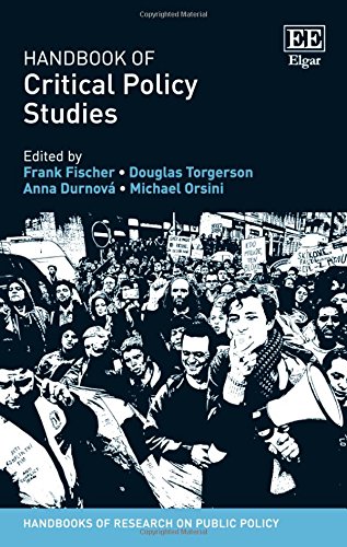 Imagen de archivo de Handbook of Critical Policy Studies (Handbooks of Research on Public Policy series) a la venta por Books From California