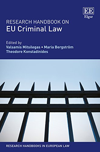 Imagen de archivo de Research Handbook on EU Criminal Law (Research Handbooks in European Law series) a la venta por Books From California