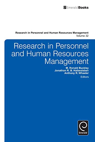 Imagen de archivo de Research in Personnel and Human Resources Management a la venta por Affordable Collectibles