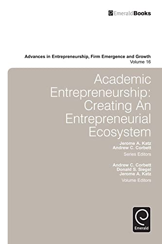 Beispielbild fr Academic Entrepreneurship zum Verkauf von Blackwell's