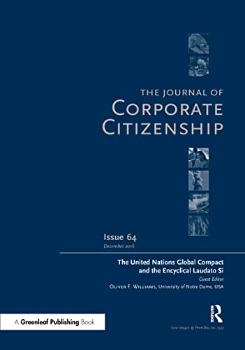 9781783533091: The United Nations Global Compact and the Encyclical Laudato Si: A special theme issue of The Journal of Corporate Citizenship (Issue 64)