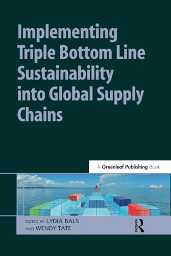 Stock image for Implementing Triple Bottom Line Sustainability into Global Supply Chains for sale by Chiron Media