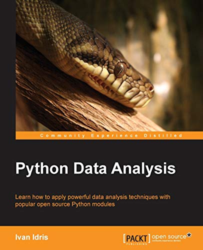 Beispielbild fr Python Data Analysis zum Verkauf von Chiron Media