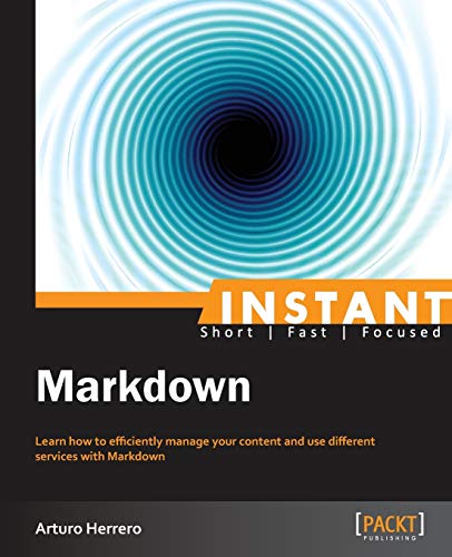 9781783559145: Instant Markdown