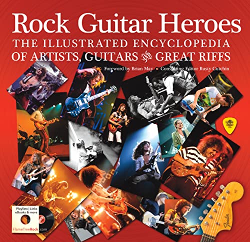 Beispielbild fr Rock Guitar Heroes: The Illustrated Encyclopedia of Artists, Guitars and Great Riffs (Revealed) zum Verkauf von medimops