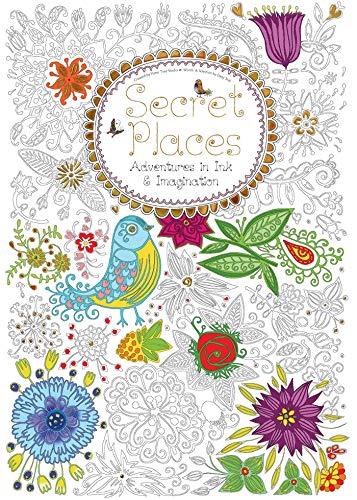 Beispielbild fr Secret Places (Colouring Book): Adventures in Ink and Imagination (Colouring Books) zum Verkauf von WorldofBooks