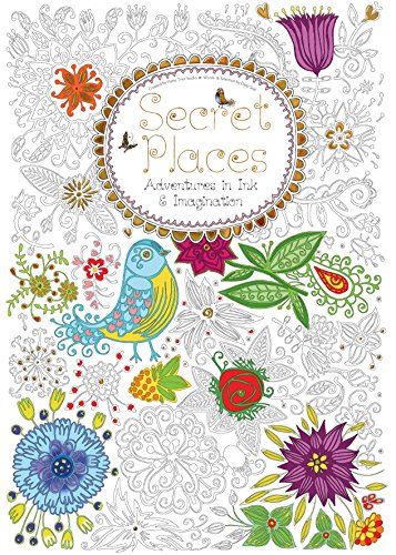 Stock image for Secret Places (Colouring Book): Adventures in Ink and Imagination (Colouring Books) for sale by Gulf Coast Books