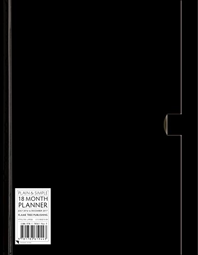 9781783619443: Plain & Simple Black Large 2016-2017 Planner