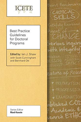 Stock image for Best Practice Guidelines for Doctoral Programs (ICETE Series) for sale by Lakeside Books