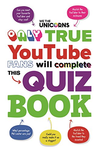 Stock image for We The Unicorns: Only True YouTube Fans Will Complete This Quiz Book for sale by WorldofBooks