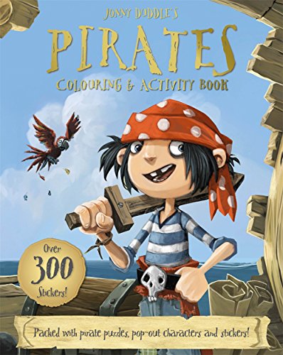 9781783704354: Jonny Duddle's Pirates Colouring & Activity Book