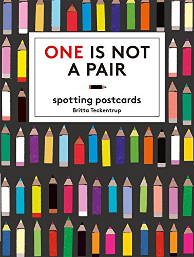 Imagen de archivo de One is Not a Pair: Spotting Postcards (Britta Teckentrup) a la venta por WorldofBooks