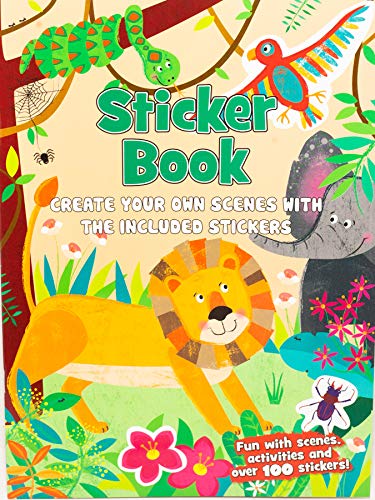 Stock image for Create Your Own Scenes Jungle Sticker Book for sale by WorldofBooks