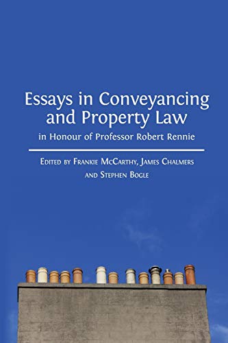 Stock image for Essays in Conveyancing and Property Law in Honour of Professor Robert Rennie for sale by Lucky's Textbooks