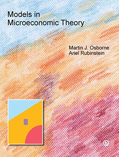 Imagen de archivo de Models in Microeconomic Theory: 'He' Edition a la venta por GF Books, Inc.