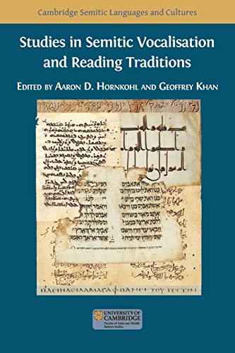 Beispielbild fr Studies in Semitic Vocalisation and Reading Traditions (Semitic Languages and Cultures) zum Verkauf von GF Books, Inc.